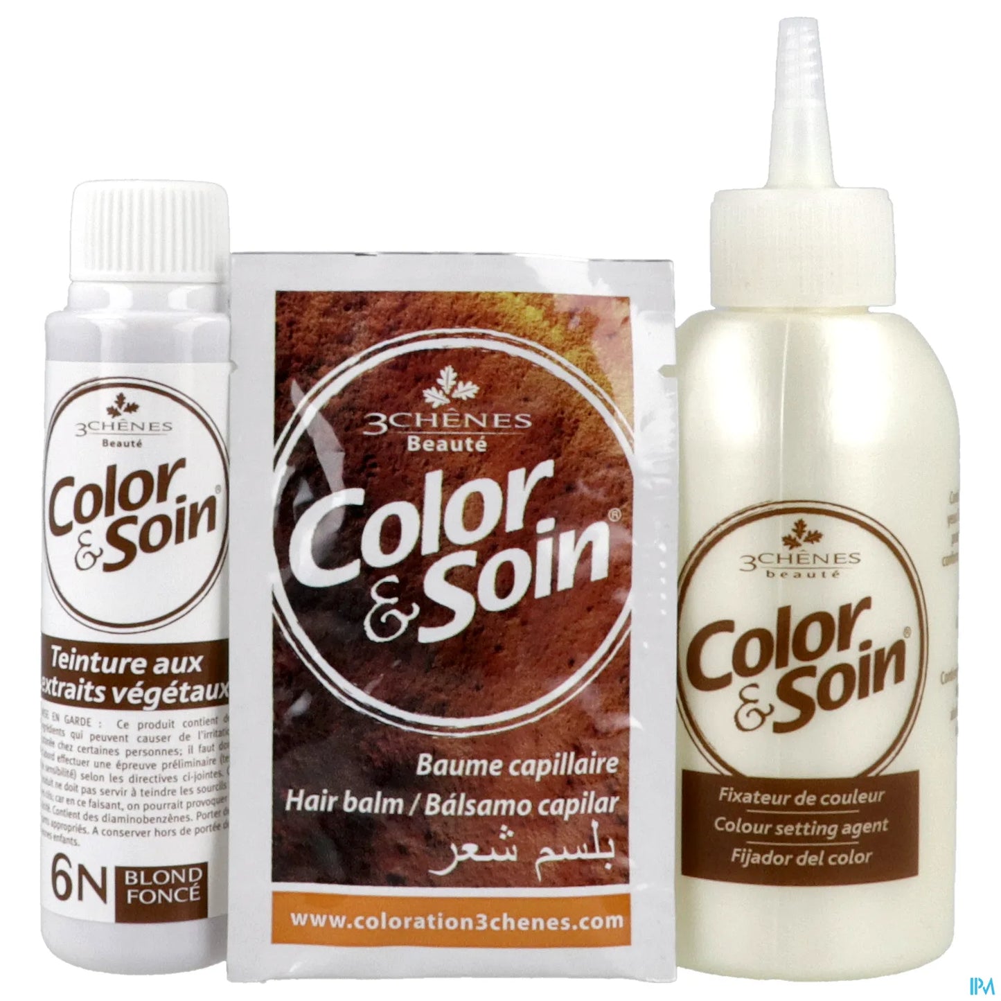 3 Chênes Color & Soin Blond Foncé 6N