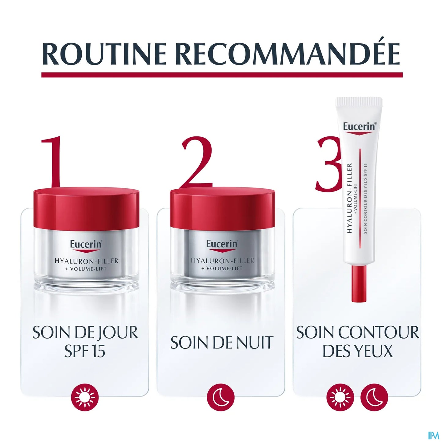Hyaluron-Filler + Volume-Lift Soin de Jour SPF15 50ml Peaux Normales à Mixtes