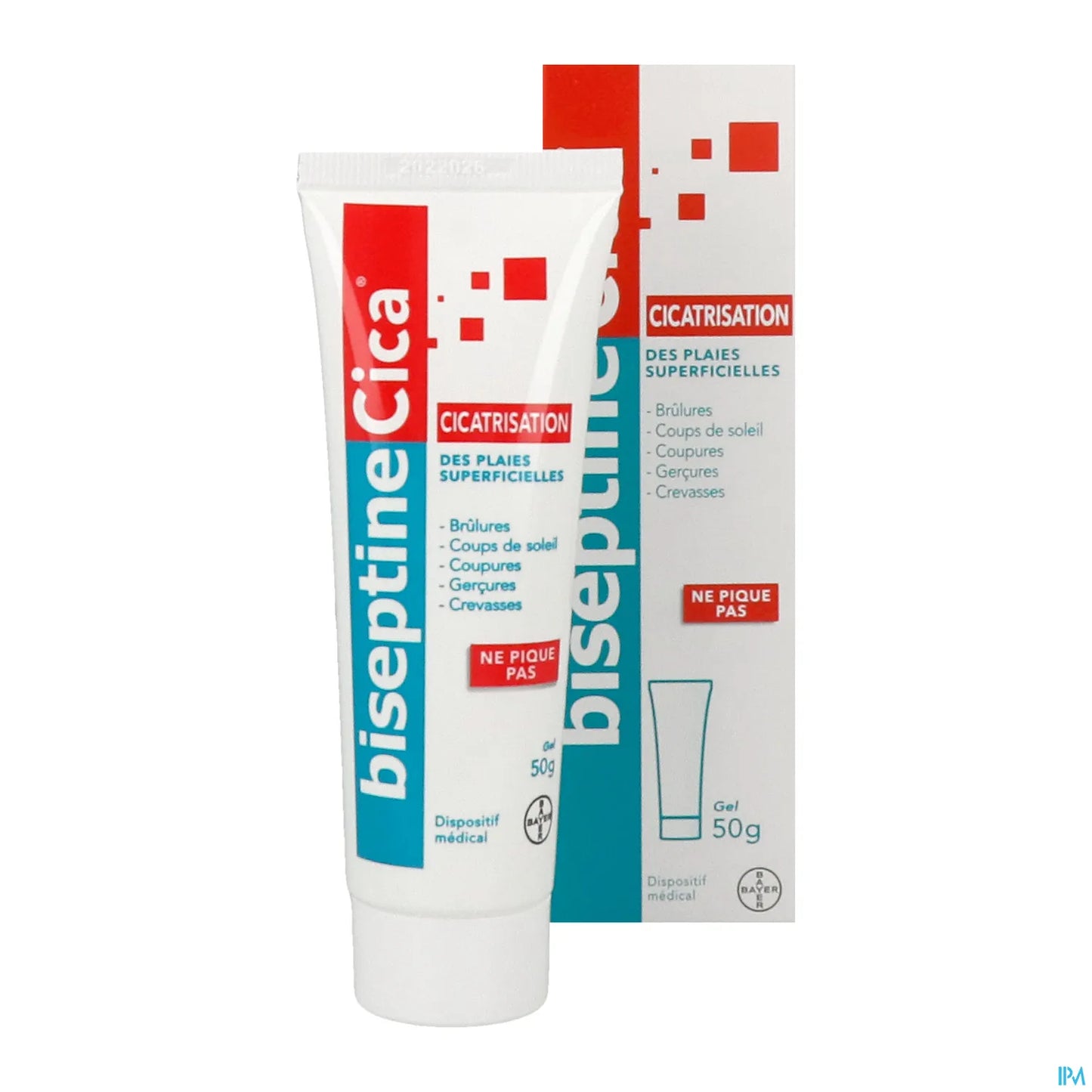 BiseptineCica Gel 50g Cicatrisation des Plaies Superficielles