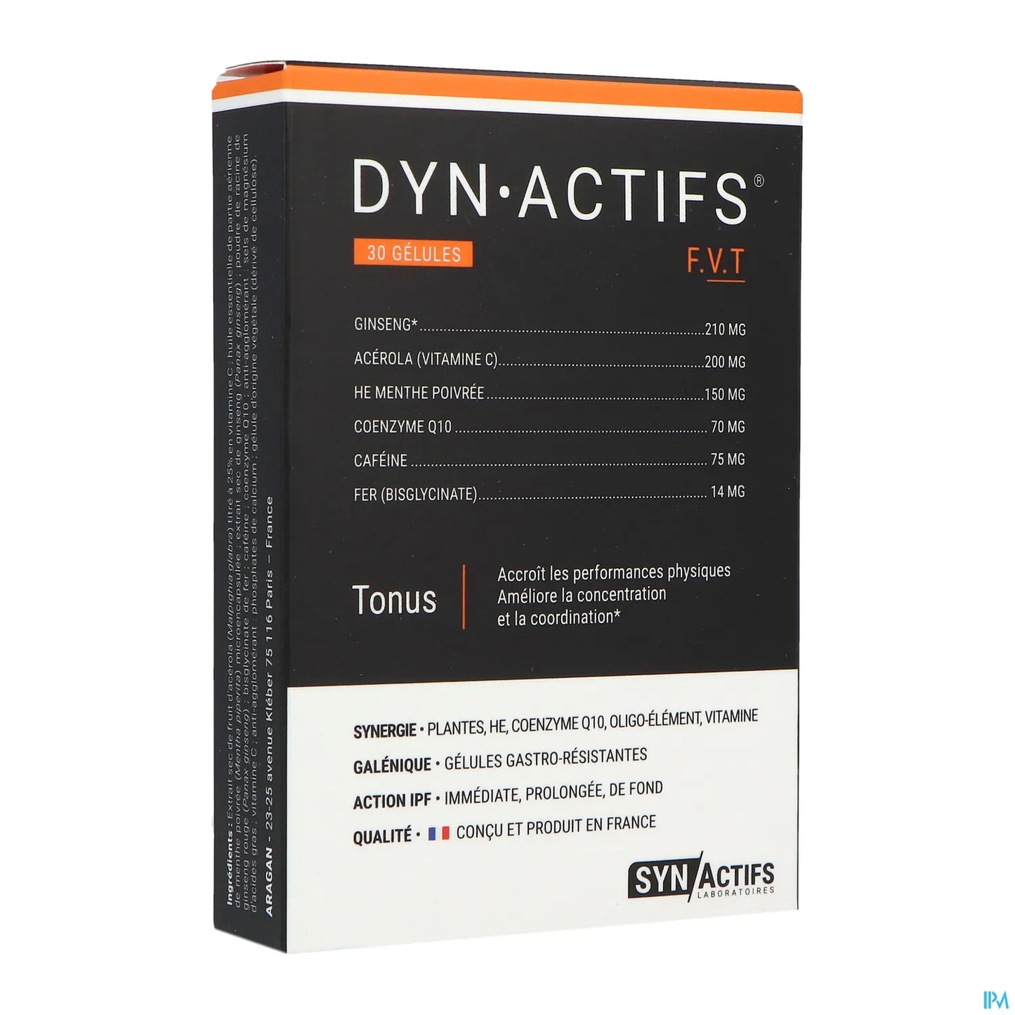 Synactifs DynActifs Tonus 30 Capsules