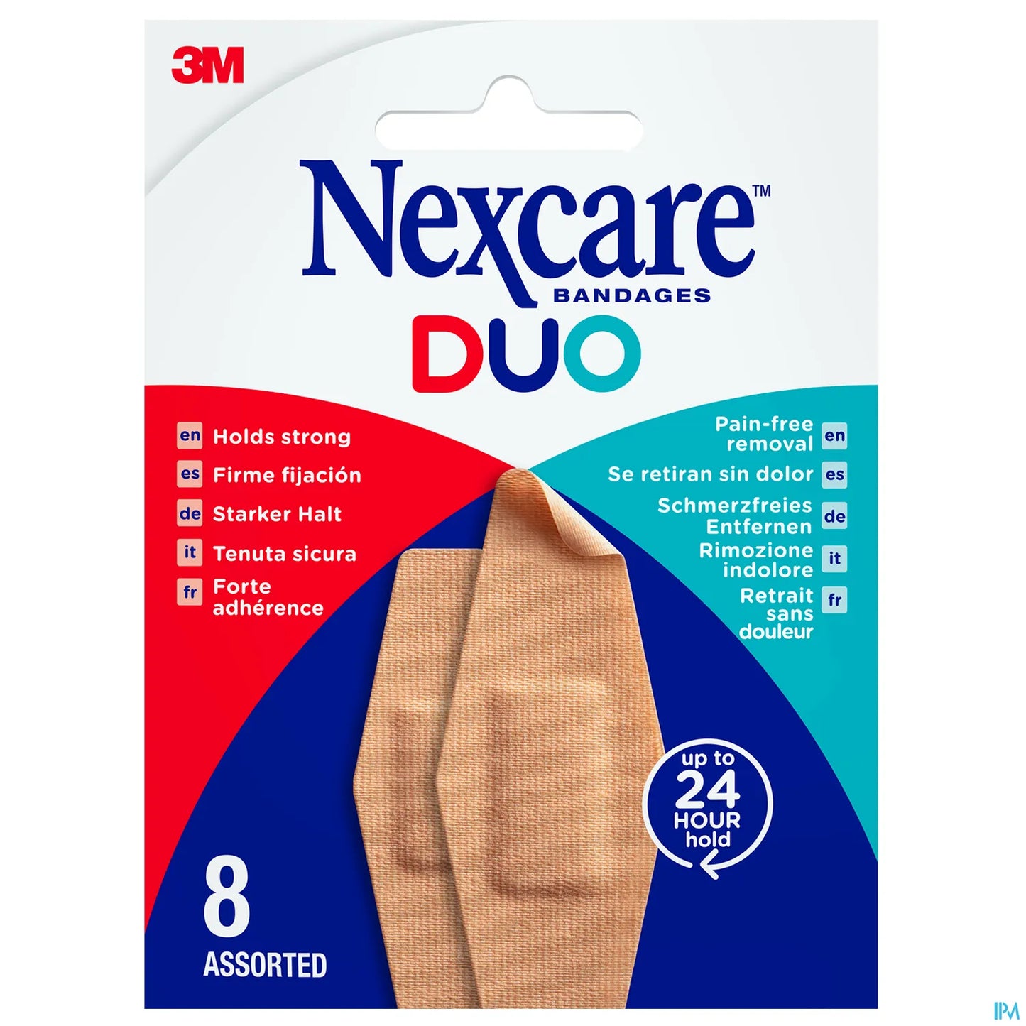 3M Nexcare Duo Pansements Enveloppe Boîte 8
