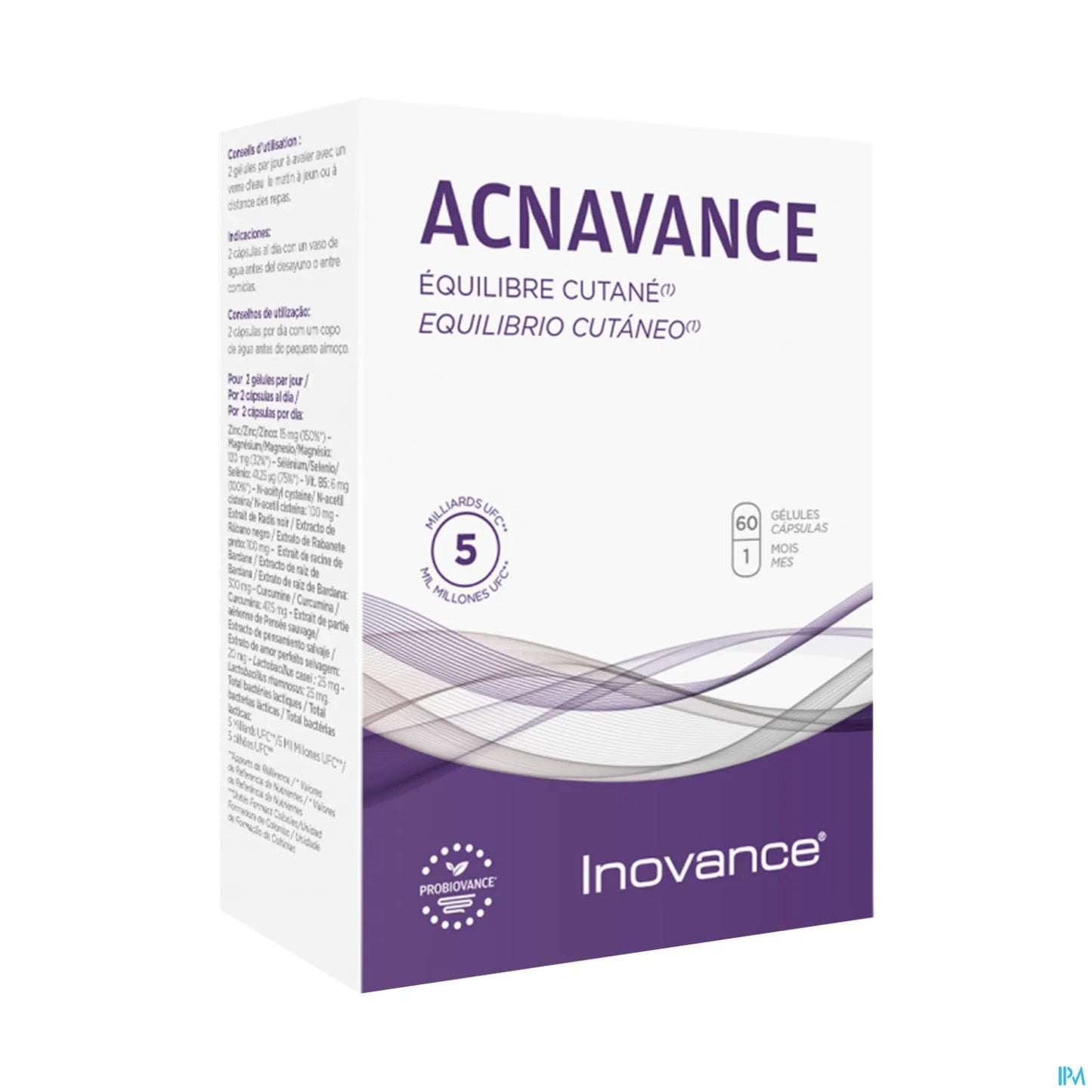 Acnavance Boîte de 60 Gélules