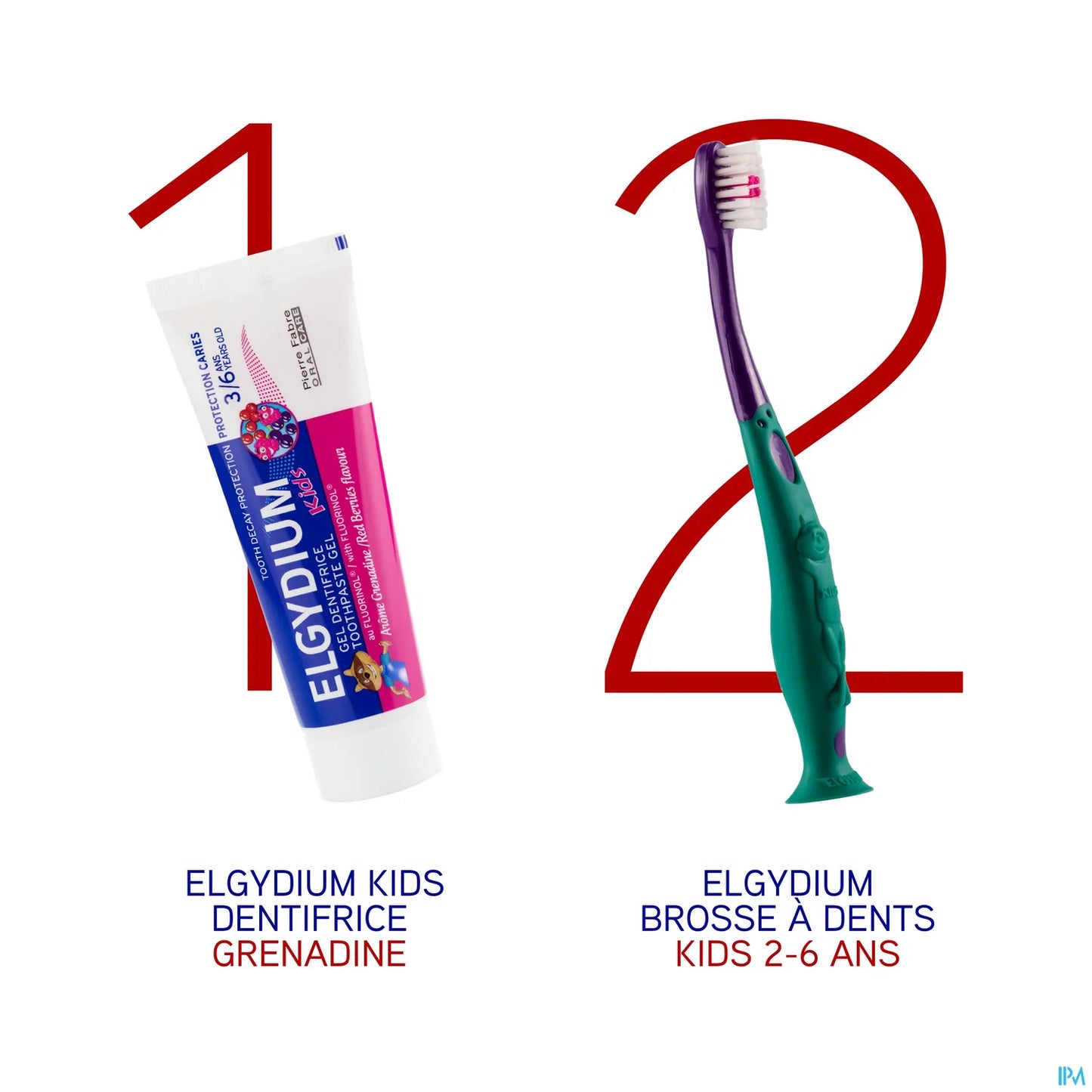 Kids Brosse à Dents Souple 2-6 Ans Violet 1 Pièce