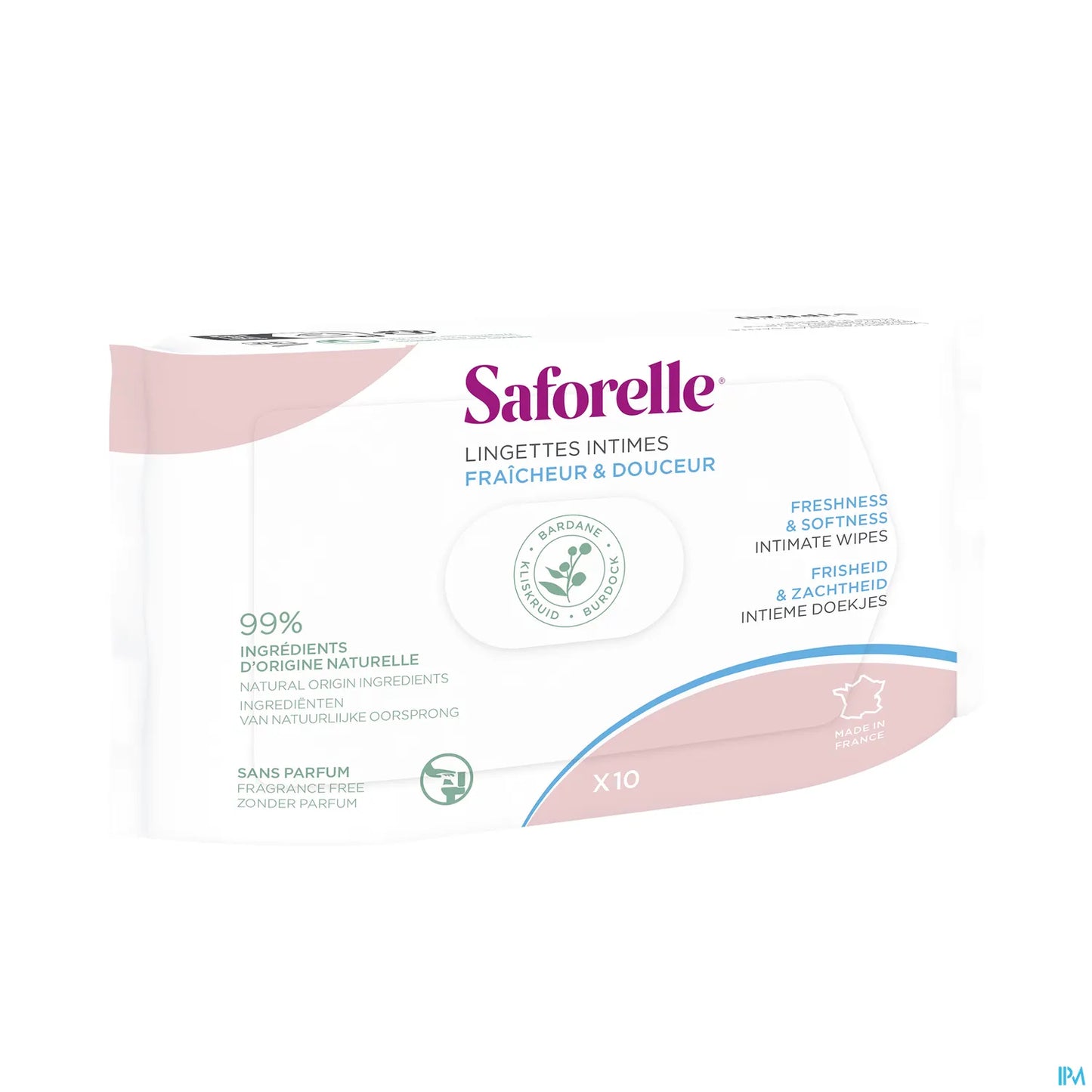 Salviette intime biodegradabili Pocket 10 salviette