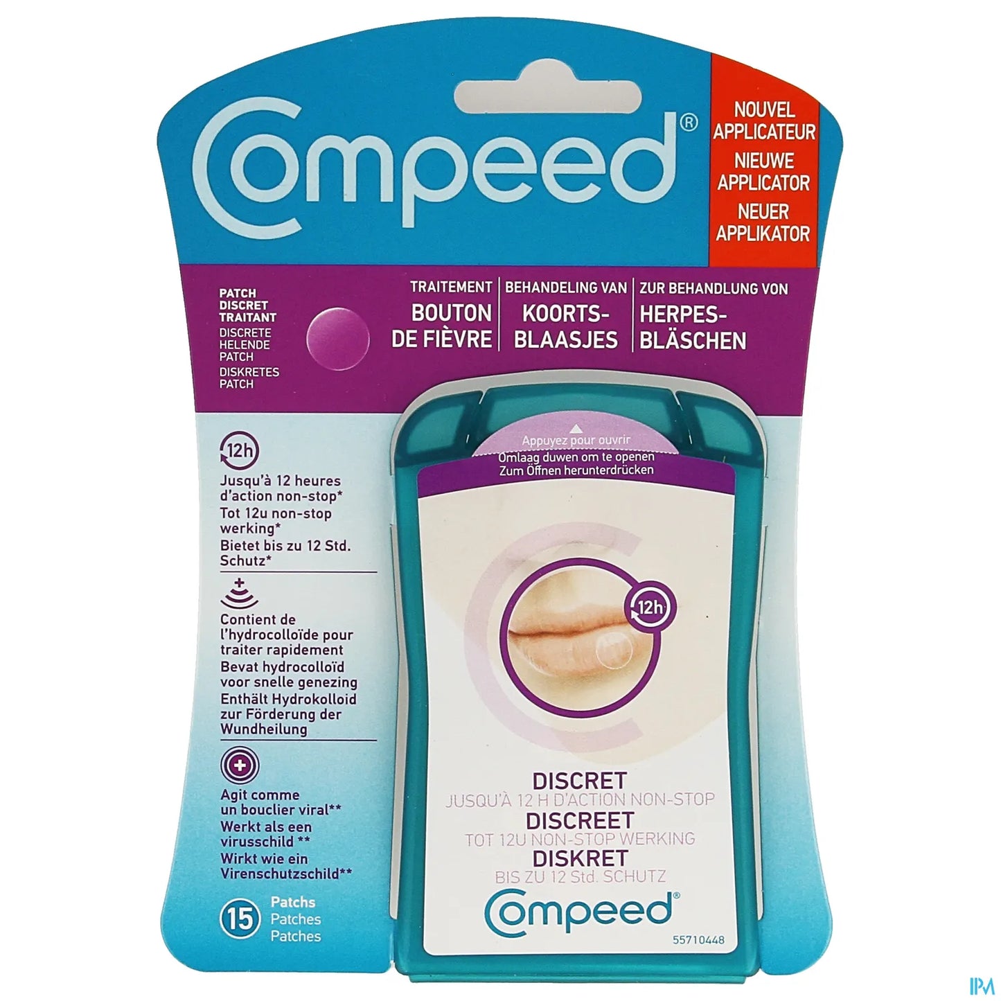 Discreet Cold Sore Treatment Patch 15 Patches