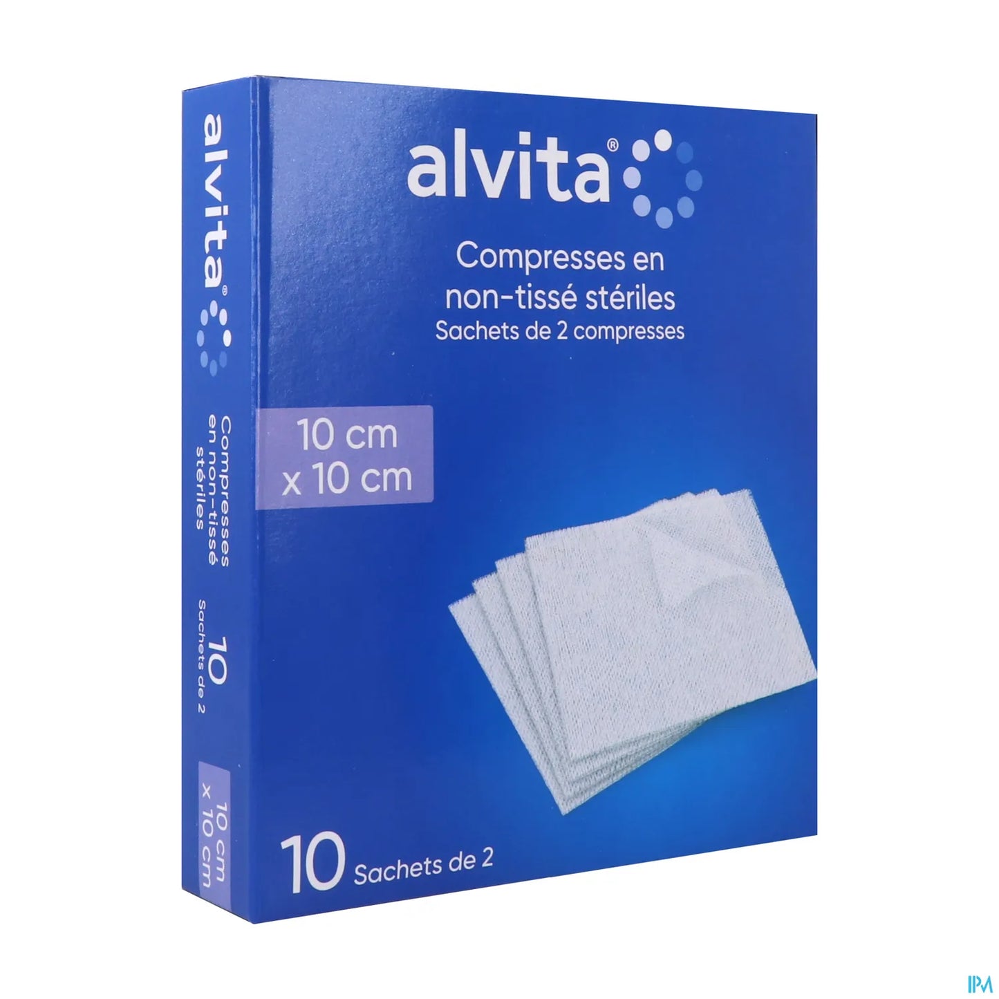 Sterile Non-Woven Compress 10X10cm 10x2