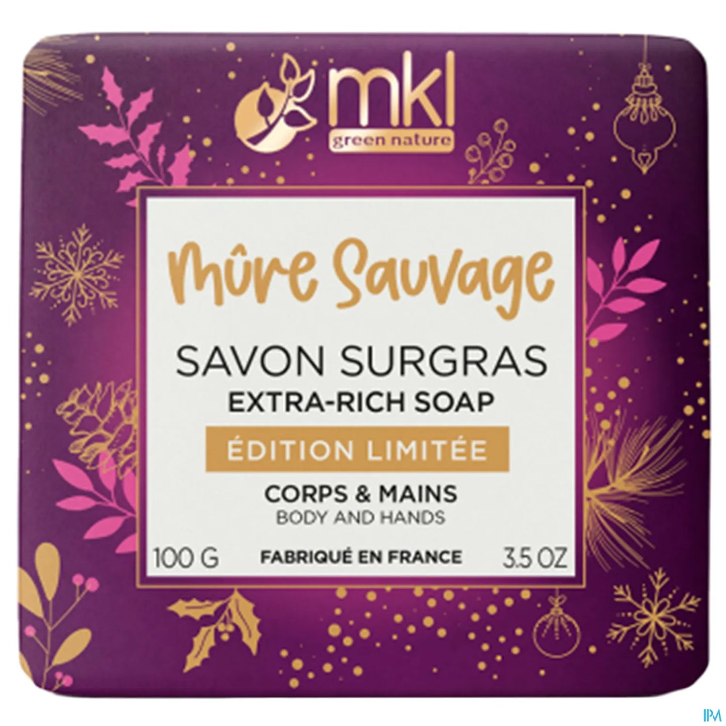 Green Nature Savon de Marseille Mûre Sauvage 100gr Edition Limitée