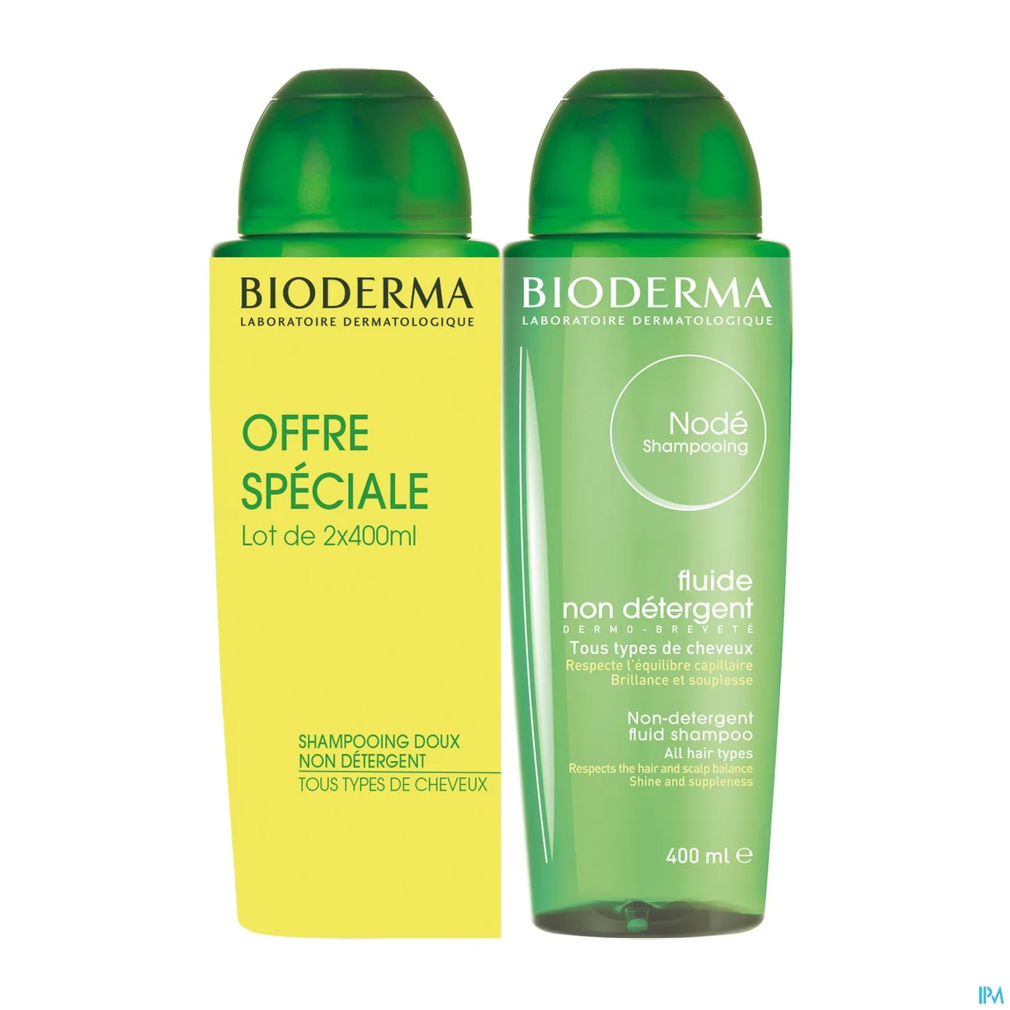 Shampoo fluido non detergente Nodé 2 x 400 ml