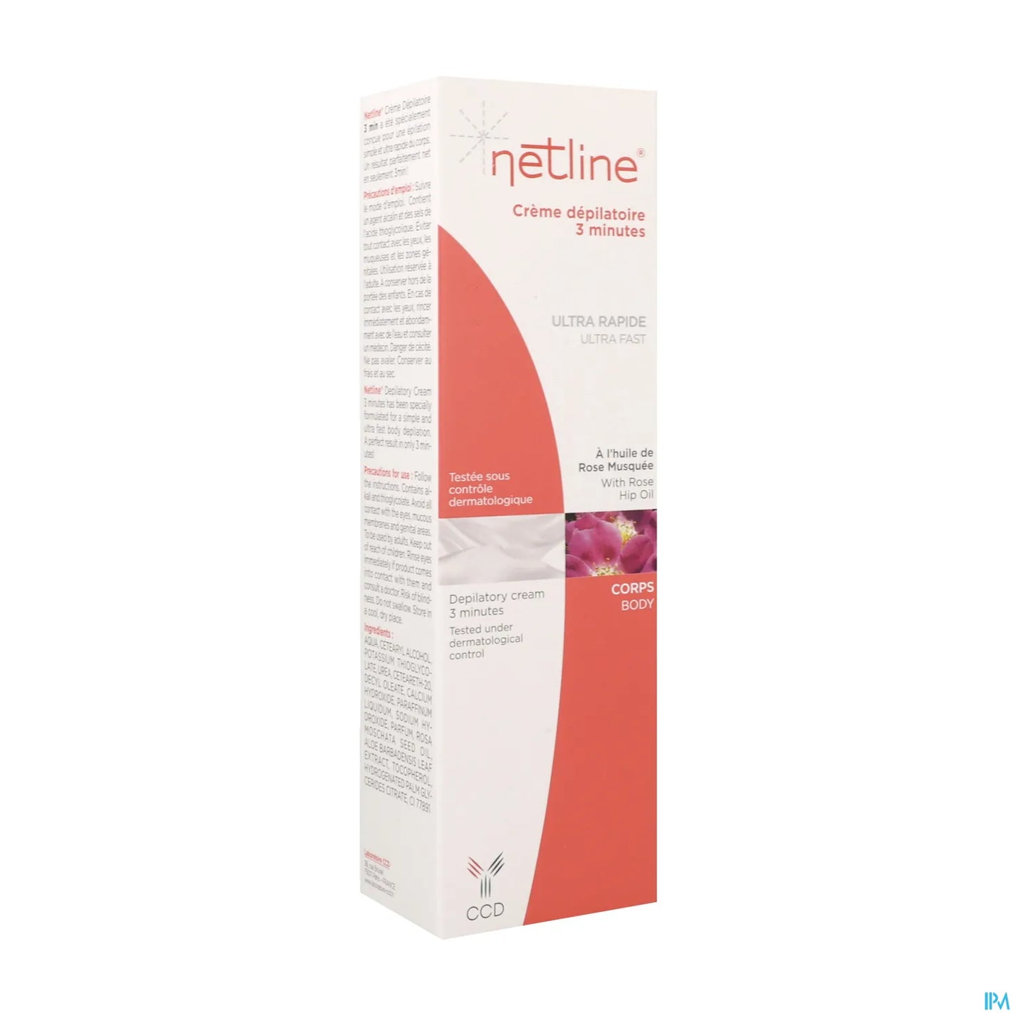 Netline Crème Dépilatoire 3 Min Corps 150 mL