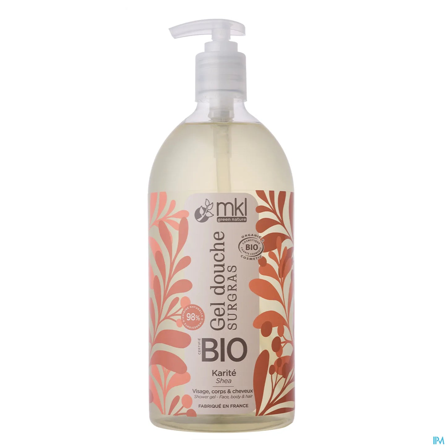 Green Nature Gel Douche Surgras Karité Bio 1L