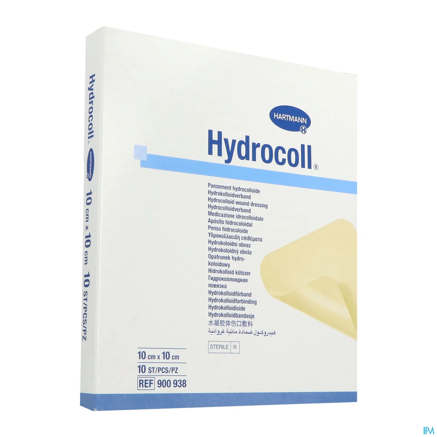 Hydrocoll Pansement Hydrocolloïde 10x10 cm boîte de 10