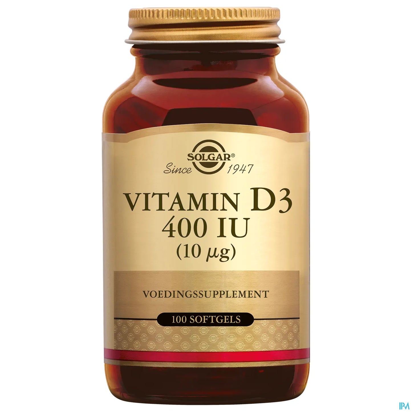 Vitamine D-3 400 IU Softgels Pot de 100
