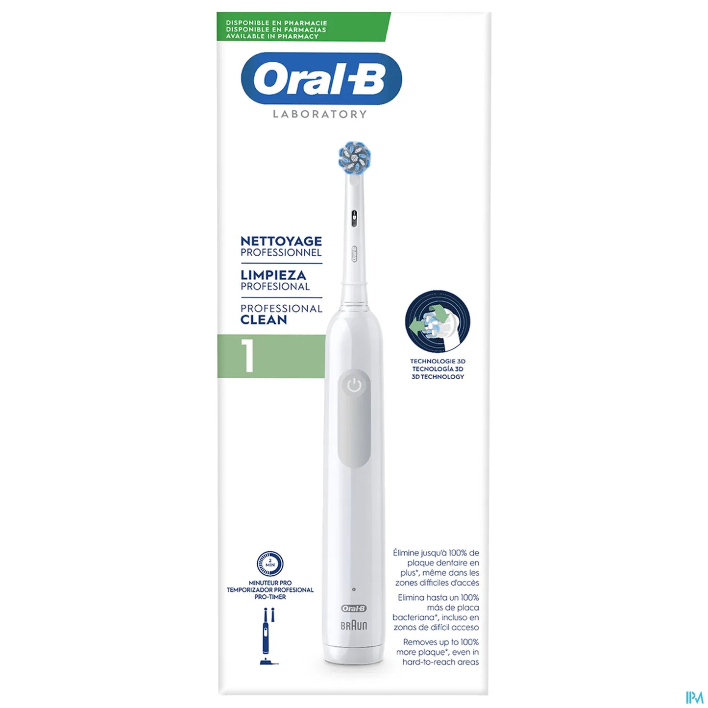 Spazzolino elettrico Oral-B Pulizia professionale 1 laboratorio