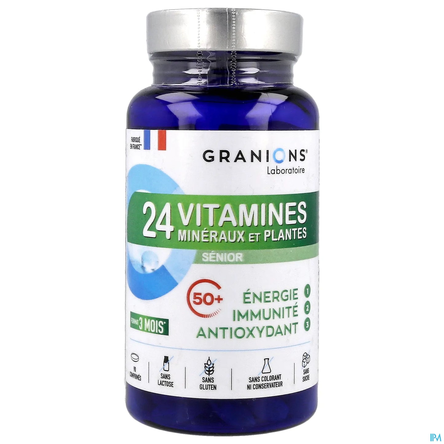 24 Vitamines Minéraux Et Plantes Sénior 90 Comprimés