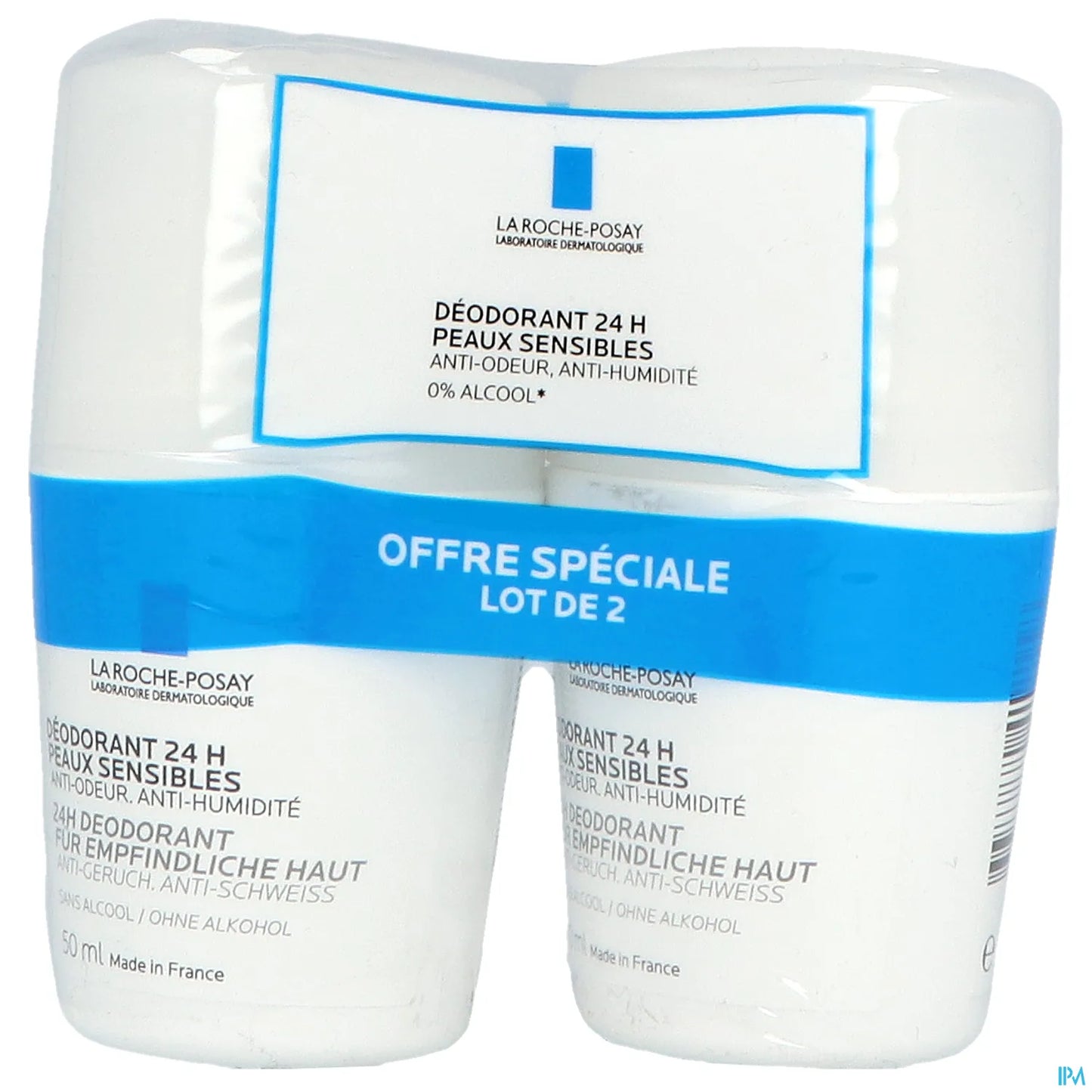 Déodorant Physiologique 24H 2 Billes 50ml