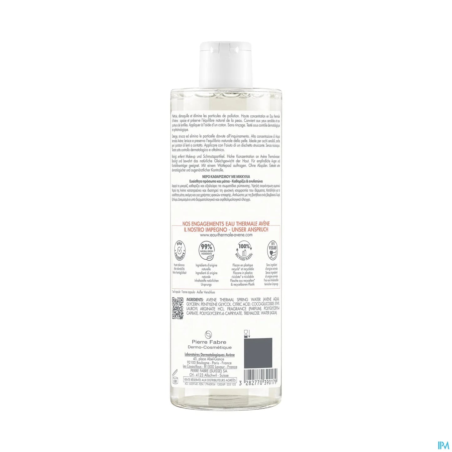 Eau Micellaire Démaquillante Flacon 400ml