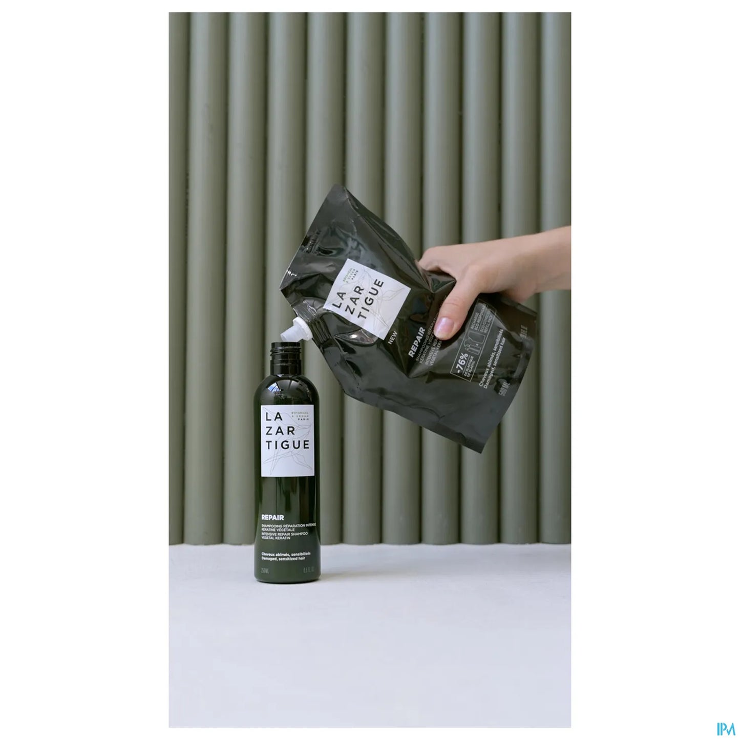 Lazartigue Repair Shampooing Éco Recharge 500 mL