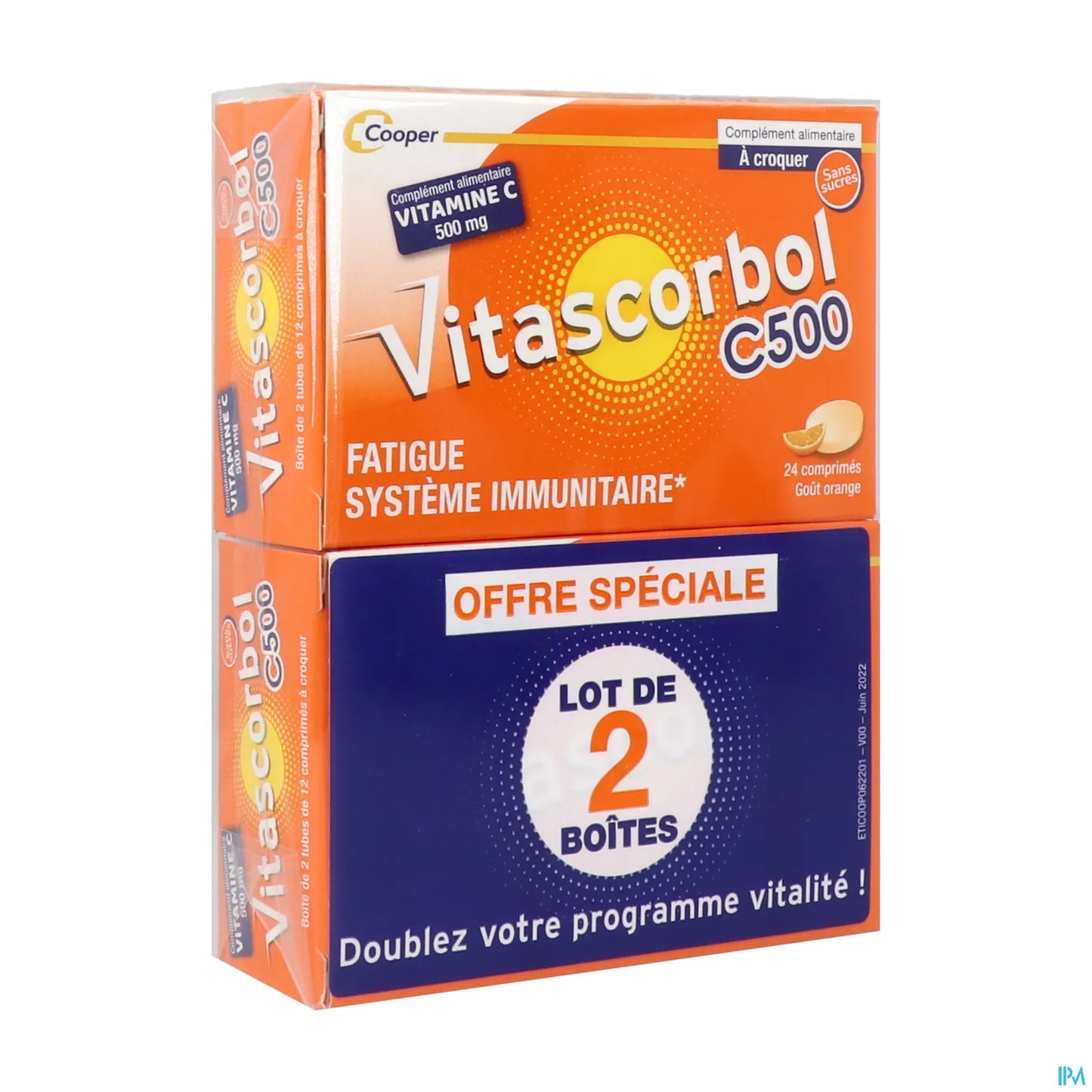 Cooper Vitascorbol C500 48 compresse per rafforzare l'immunità