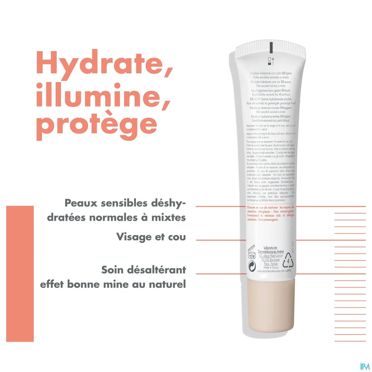 Hydrance BB-Light Emulsion Hydratante Teintée SPF30 40ml