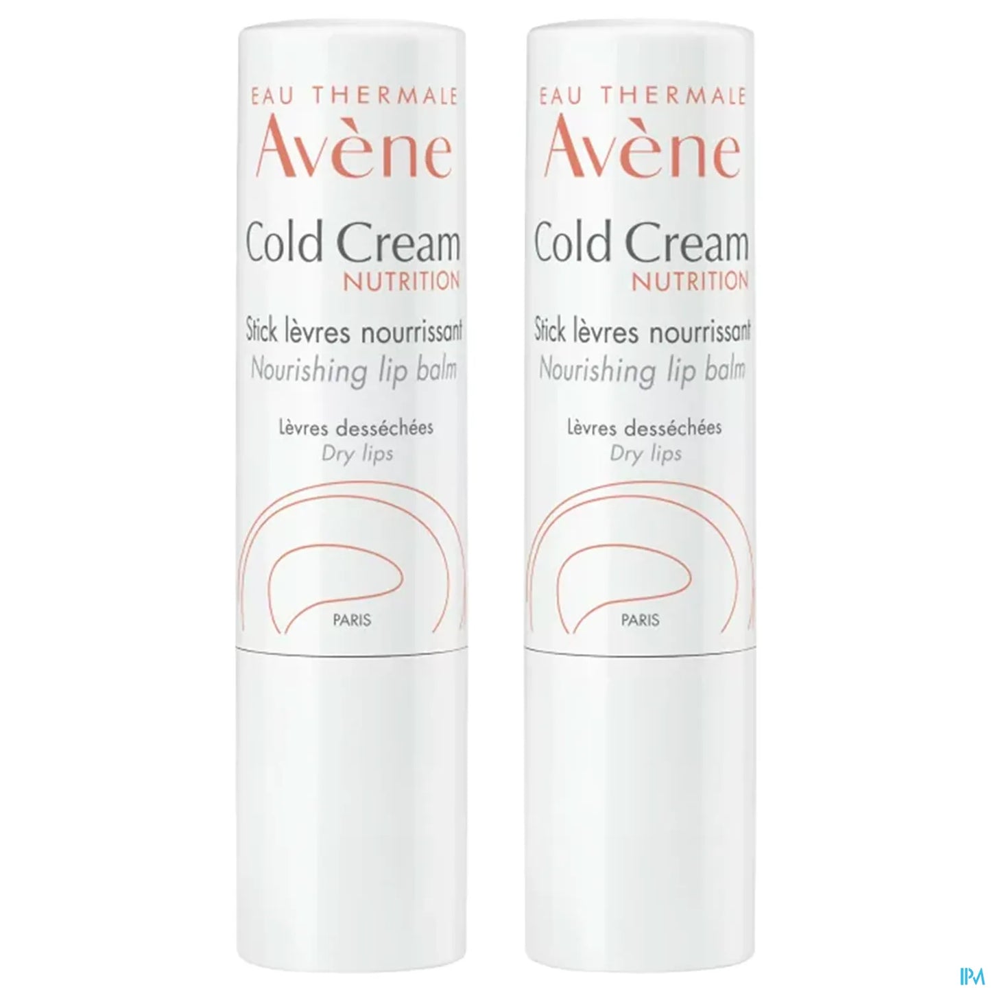 Cold Cream Stick Lèvres Nutrition Lot de 2x4g