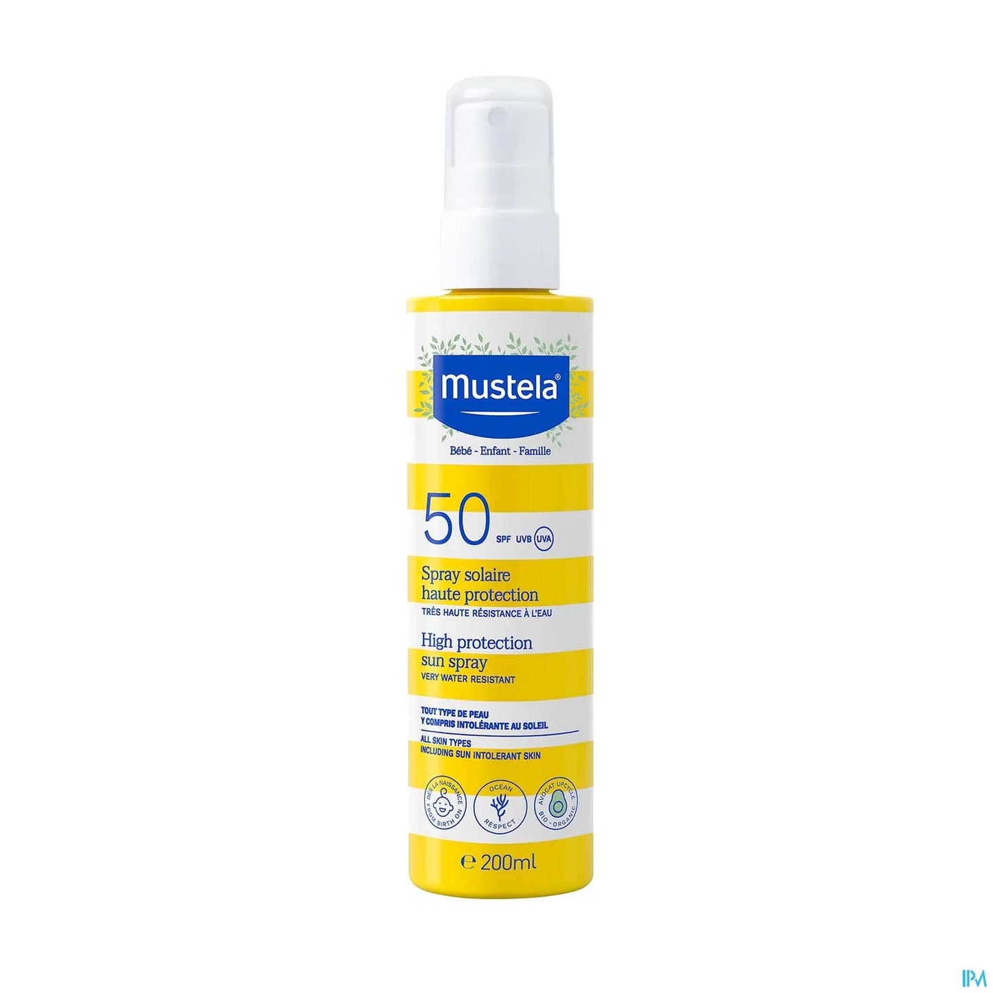 Spray Solaire Haute Protection SPF50 200ml
