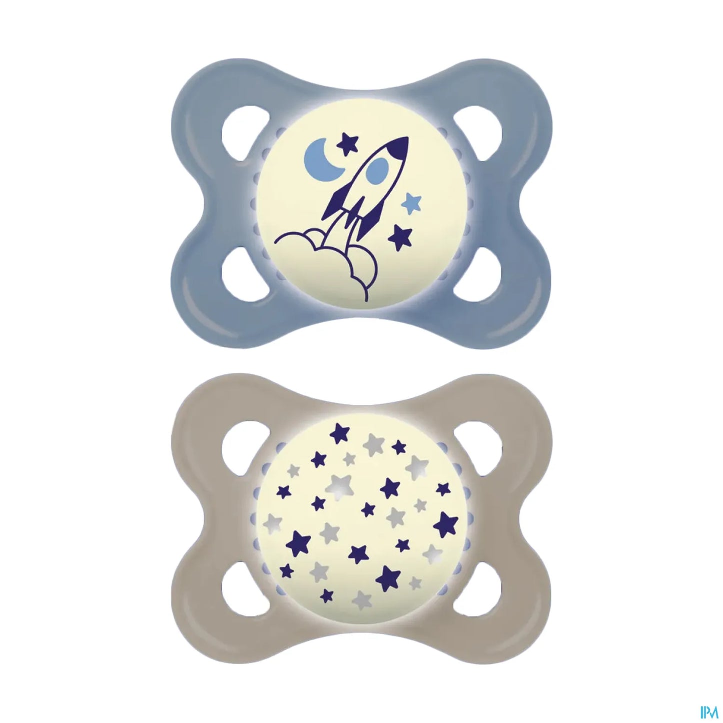 Lot de 2 Sucettes Original Nuit 2-6 Mois Silicone