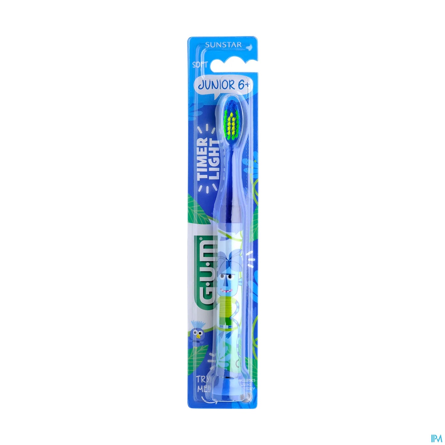 G.U.M 903 Brosse à Dents Lumineuse Junior pour Enfants 5-12 Ans