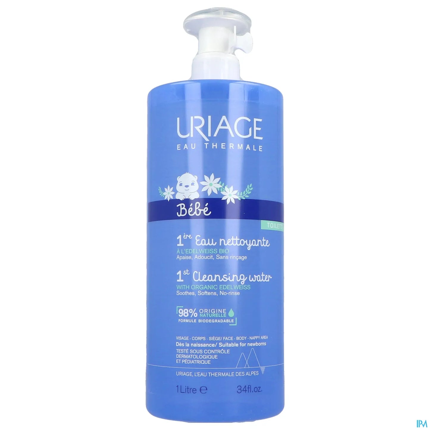 Bébé 1ère Eau Nettoyante Sans Rinçage 1 Litre