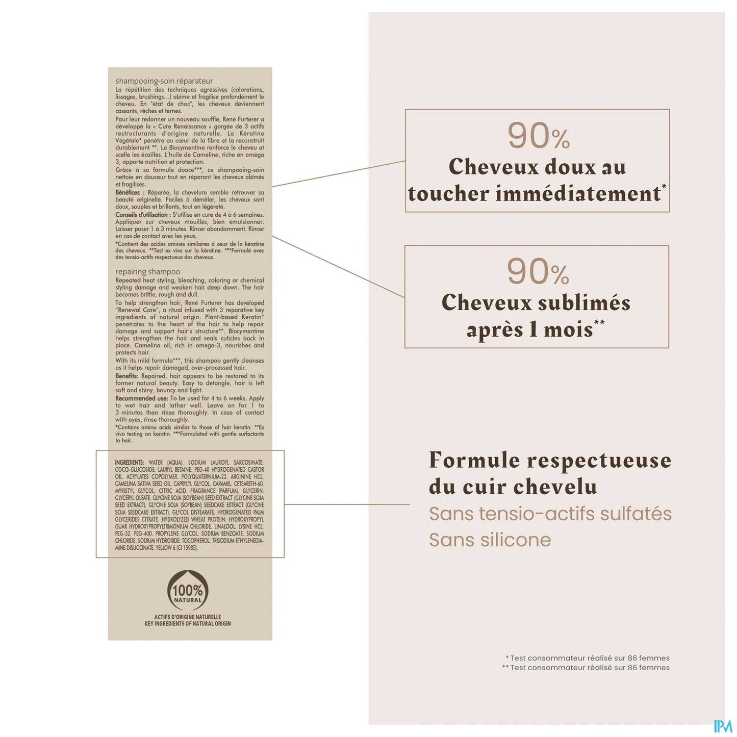 Absolue Kératine Shampooing Soin Réparateur 200ml