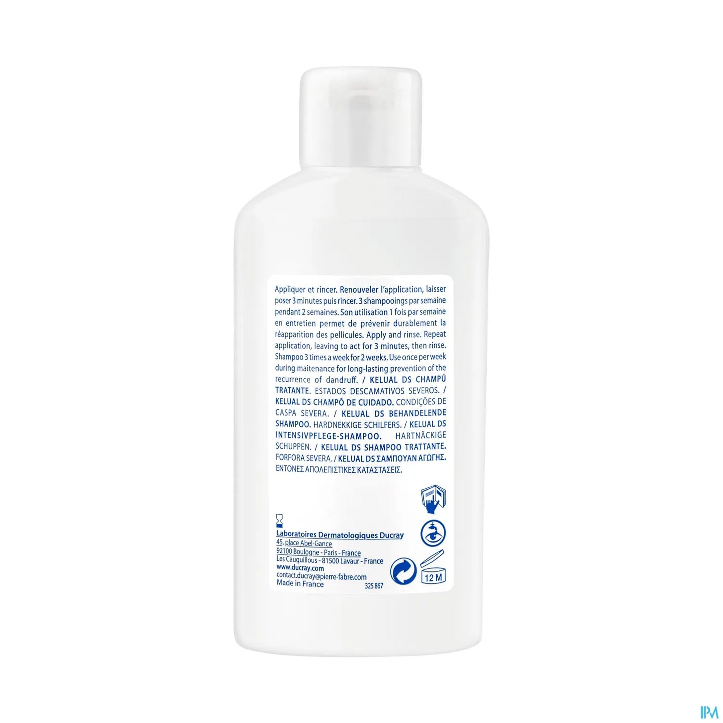 Kelual DS Shampooing 100mL 3282770140453