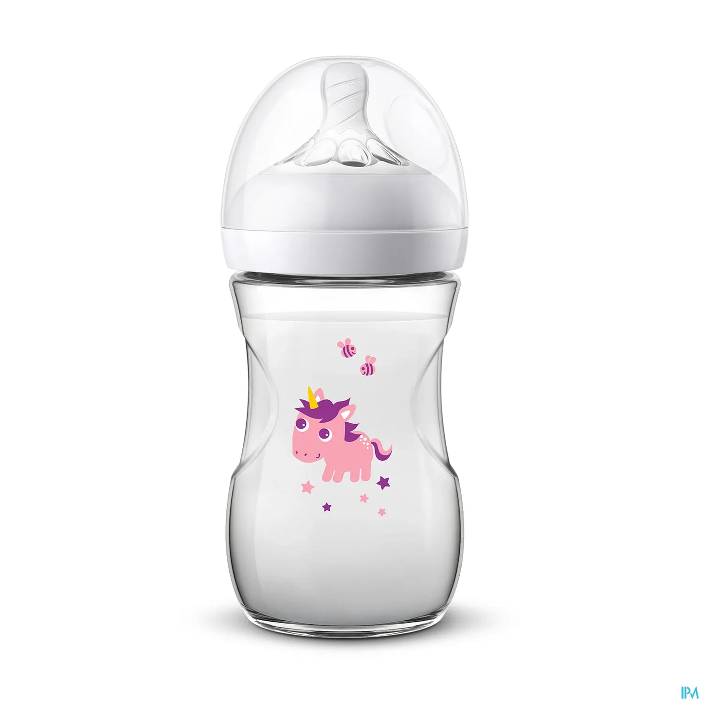 Biberon con decorazione unicorno naturale da 260 ml