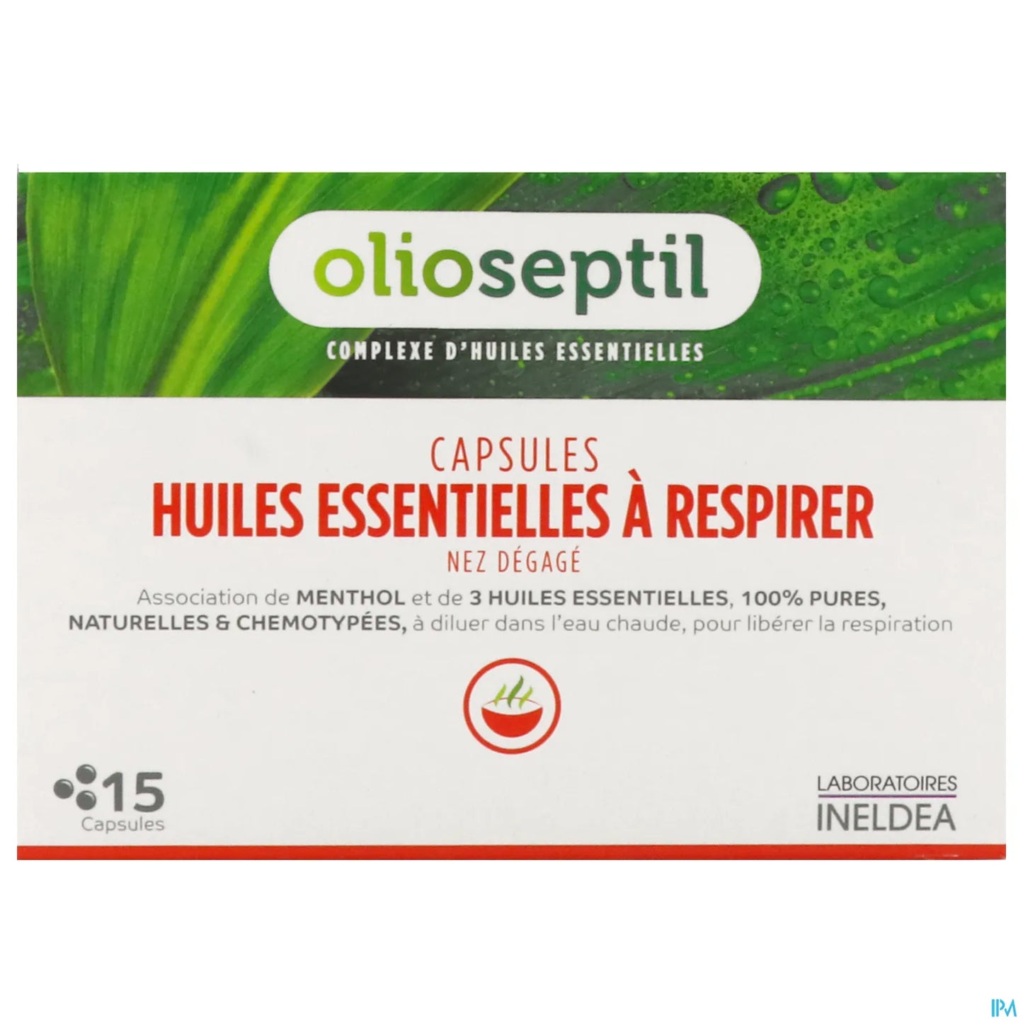 Ineldea Olioseptil Huiles Essentielles à Respirer 15 Capsules