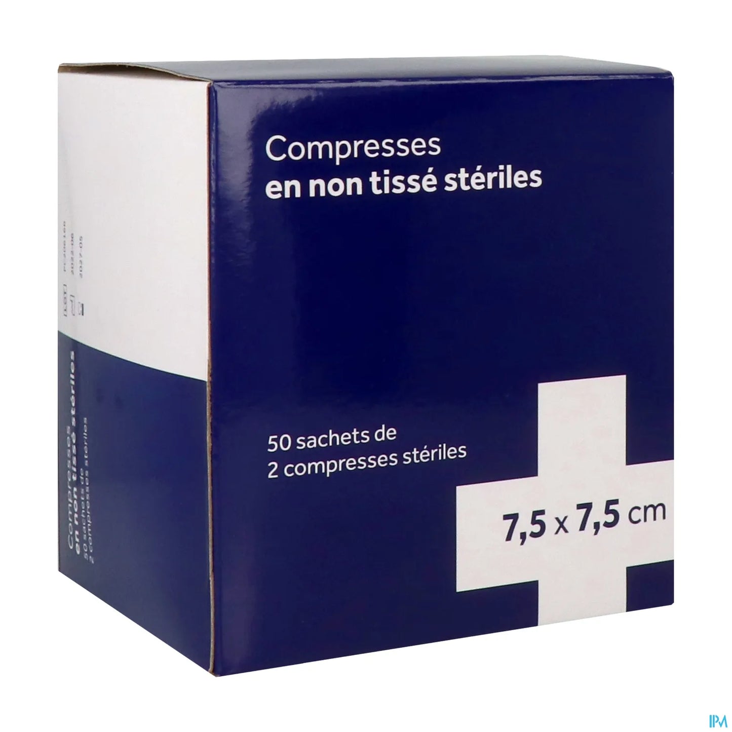Compresse Stérile Non Tissé 7,5x7,5 cm 50 Sachets de 2
