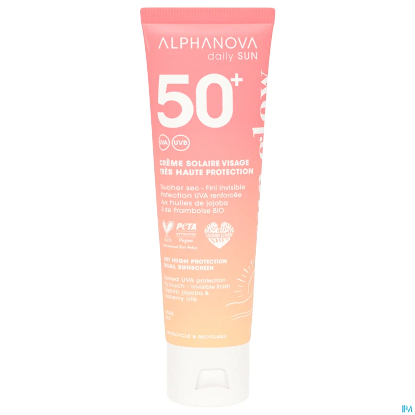 Crème Solaire SPF50+ Visage Sun Glow 50ml