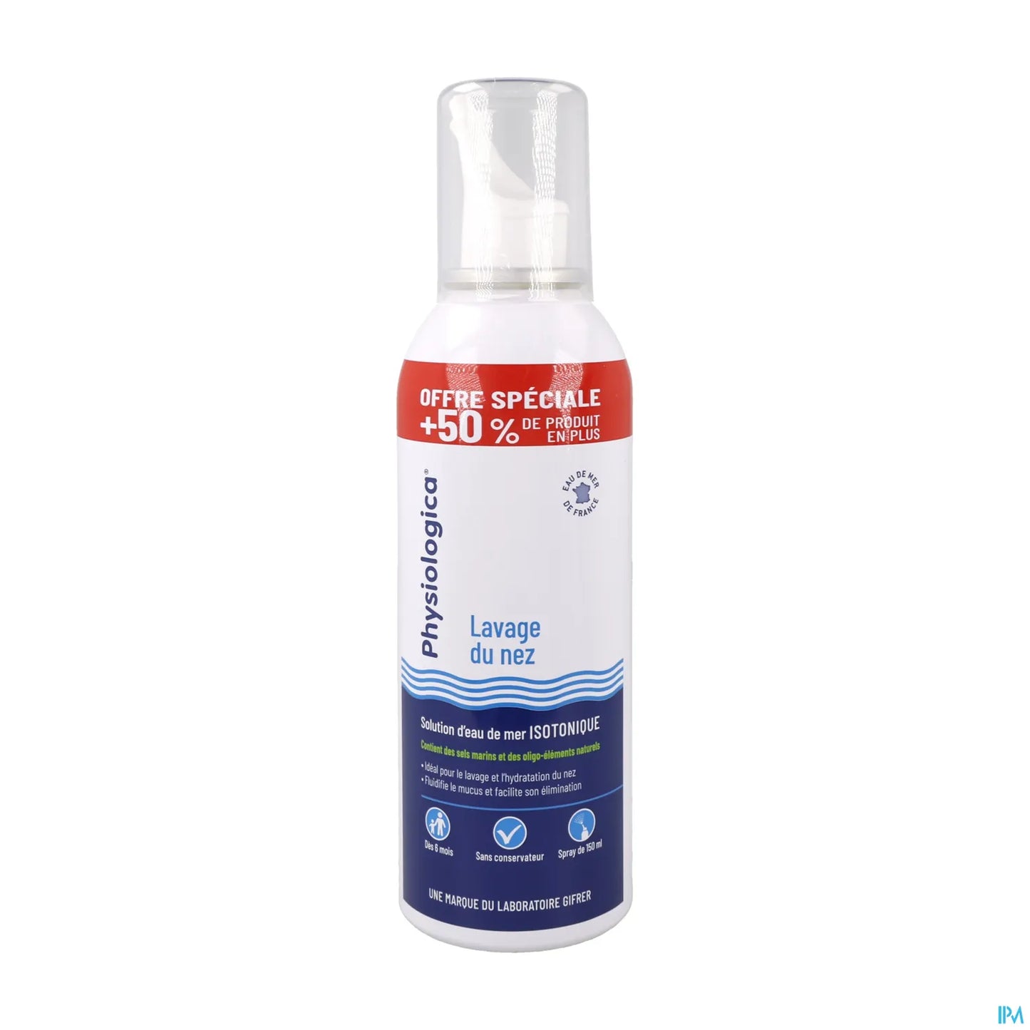 Spray nasale isotonico Physiologica Seawater Solution 150ml