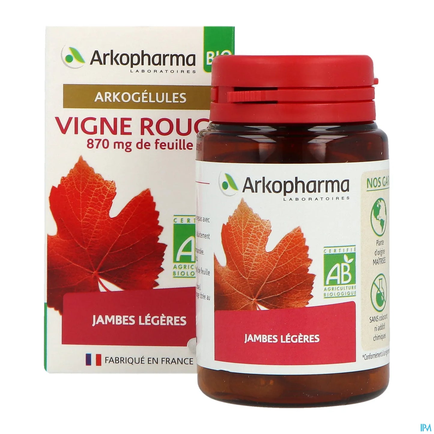 Arkogélules Vigne Rouge Bio 45 Gélules