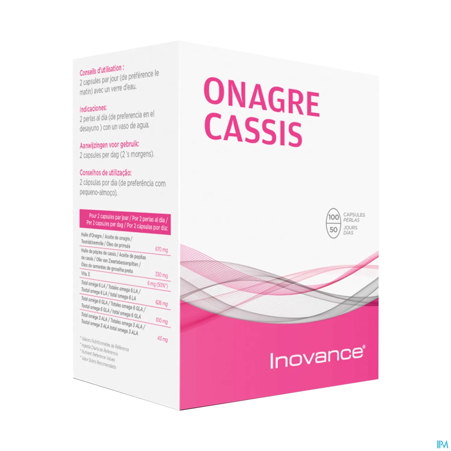 Onagre Cassis 100 Capsules