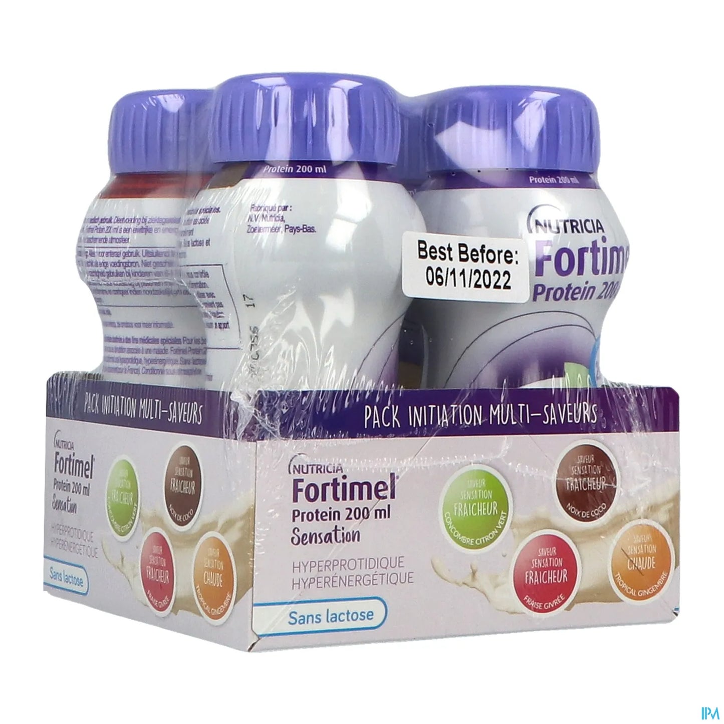 Fortimel Protein Sensation Multifrutos 200 mL Boite de 4