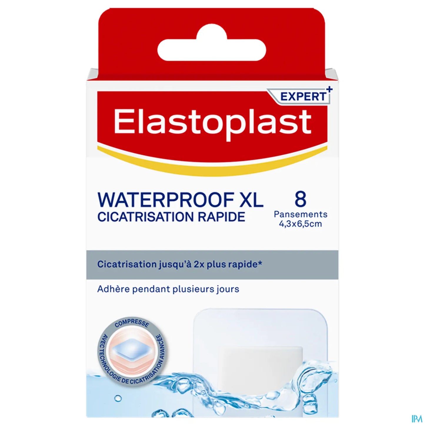 Pansements Waterproof XL Cicatrisation Rapide 8 Unités