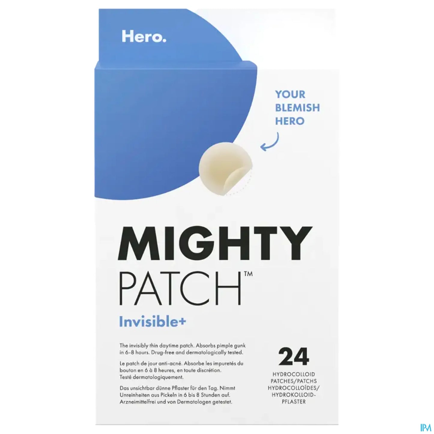 Mighty Patch Invisible+ Day 24 Anti-Acne Hydrocolloid Patches