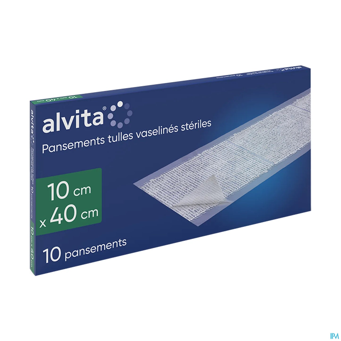 Pansement Tulle Vaseliné 10x40 cm 10 Unités