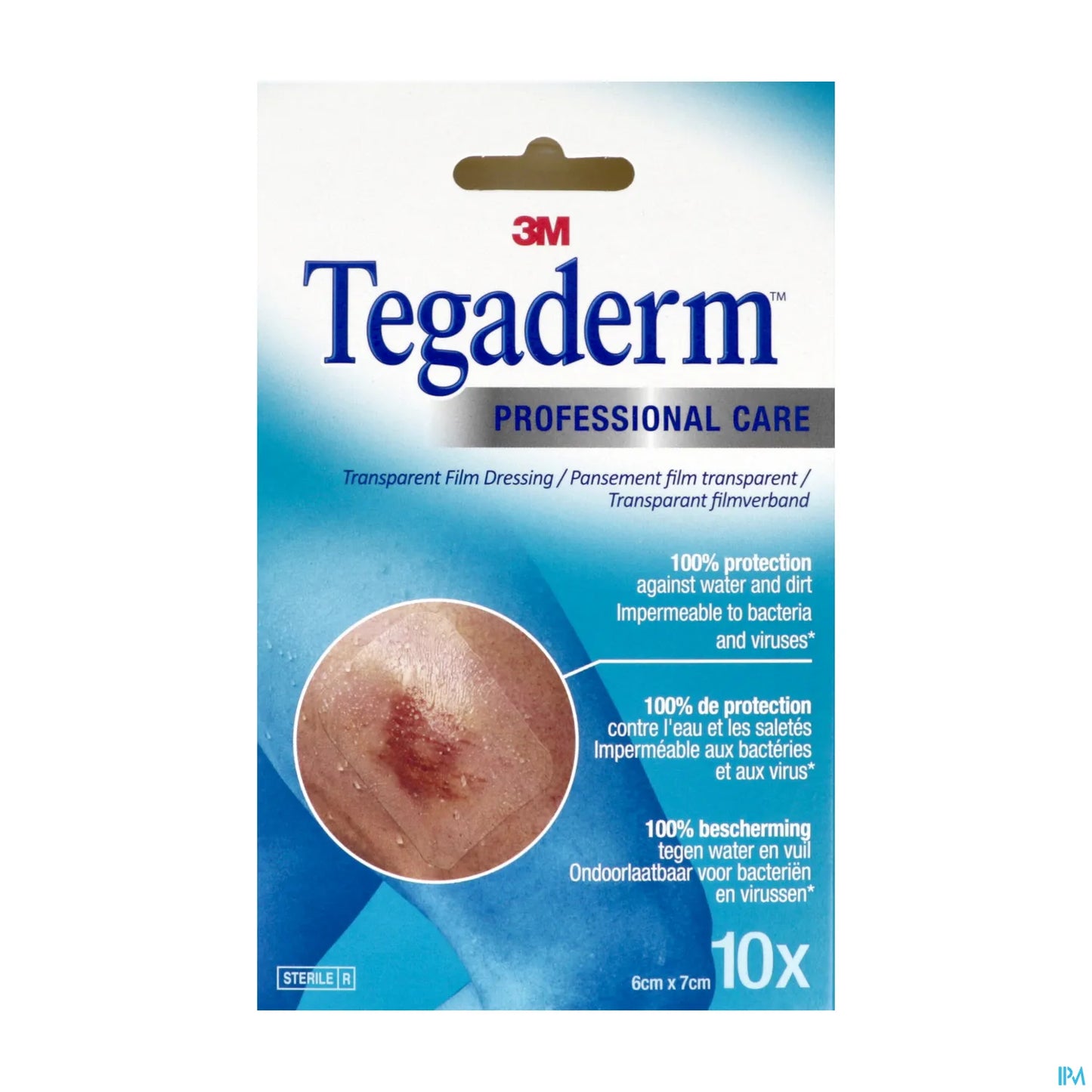 Tegaderm Transparent Film Dressing 6 x 7 cm Box of 10 Units