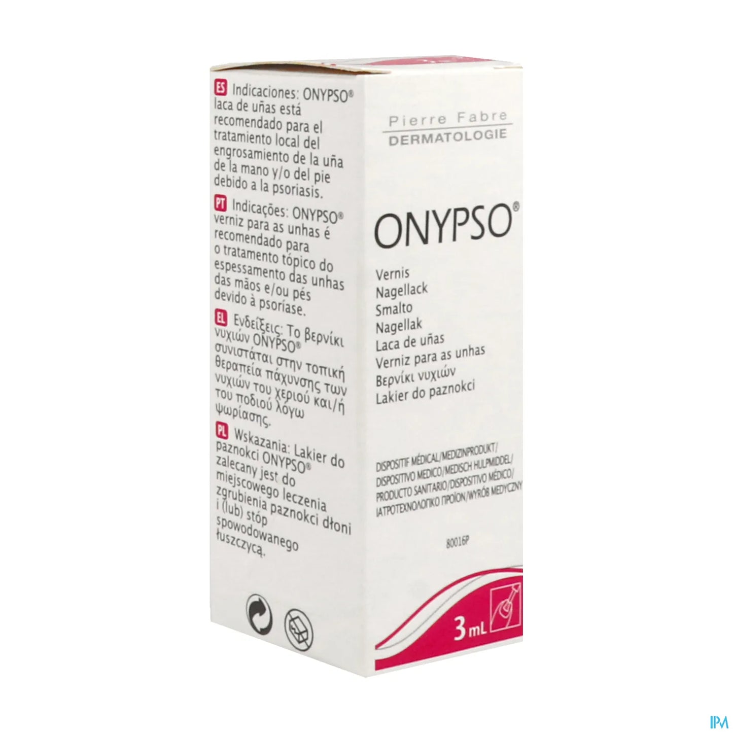 Onypso Vernis 15% Urée 3 mL