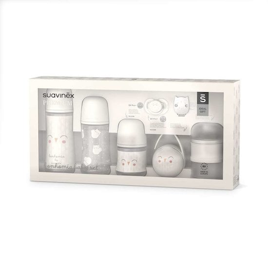 Coffret Naissance Welcome Bonhomia Gris 1 Set
