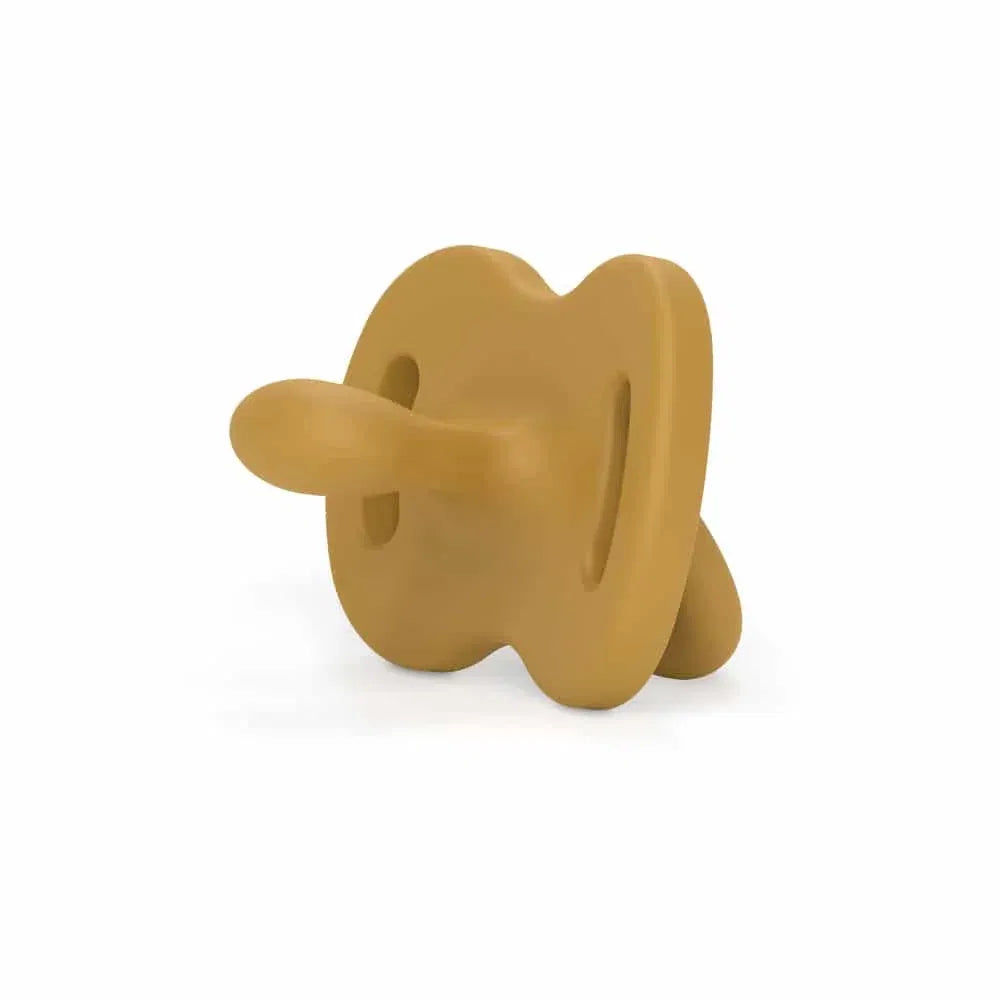 Sucette Silicone Réversible 0-6 Mois Moutarde