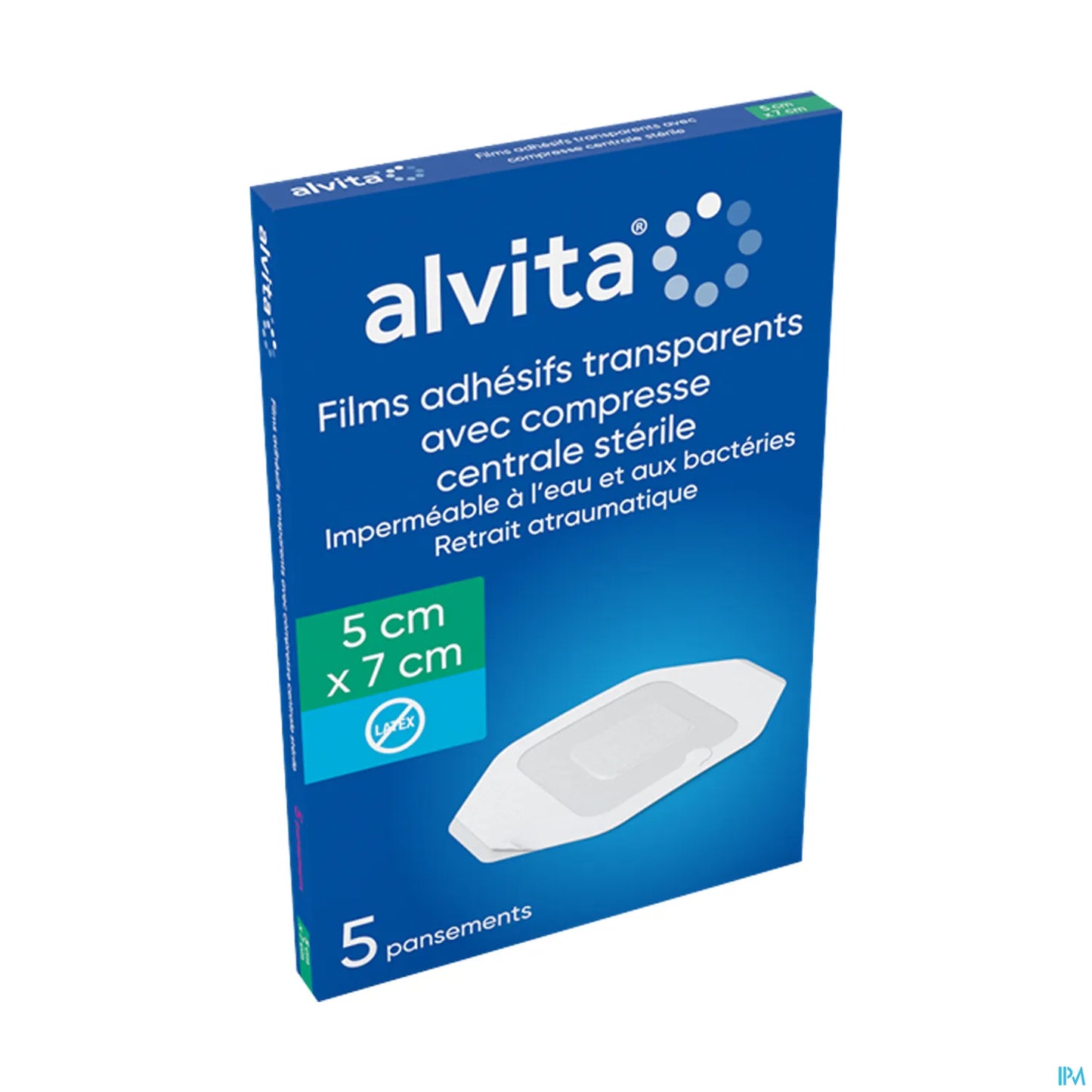 Film Adhésif Transparent Avec Compresse 5x7 cm 5 Unités