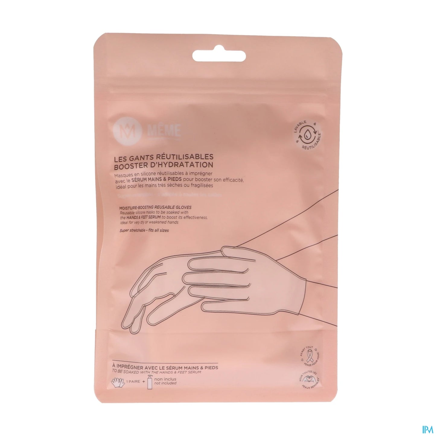 MÊME Gants Réutilisables Booster d'Hydratation 1 paire