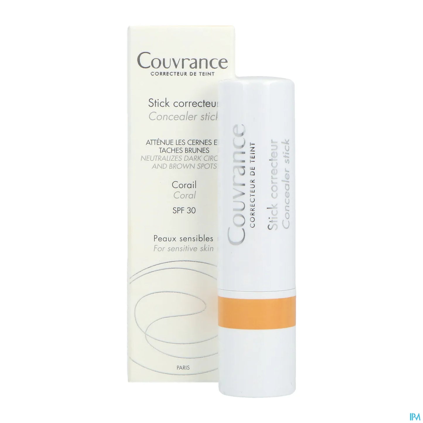 Couvrance Stick Correcteur Corail 3g