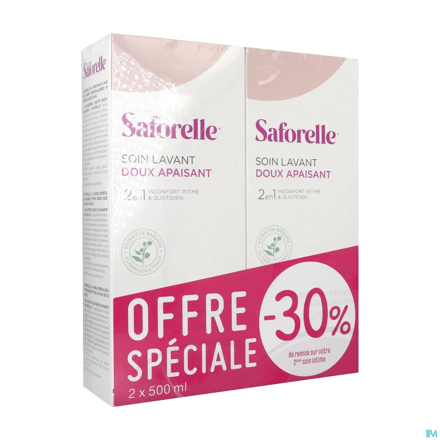 Soin Lavant Doux Lot de 2 x 500 ml