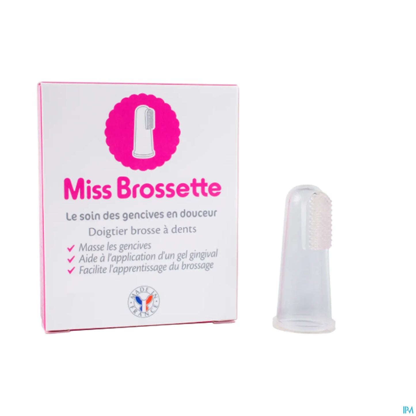 Miss Brossette Finger Toothbrush Box of 1 Brush
